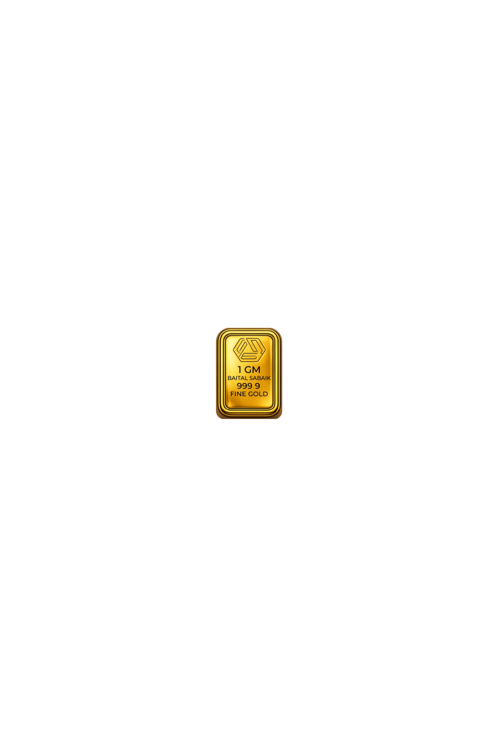 1 Gram Fine Gold Bar 999.9