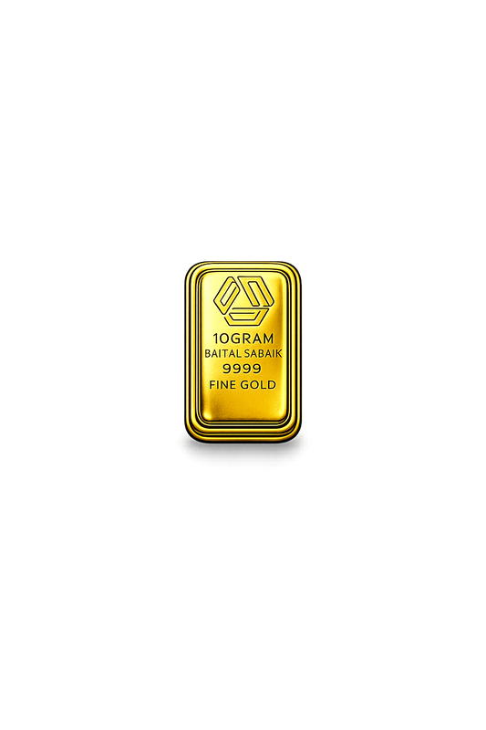 10 Gram Fine Gold Bar 999.9
