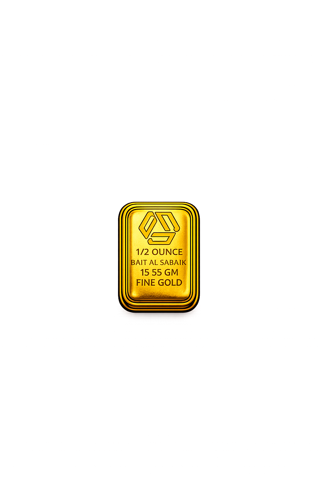 Half Ounce Fine Gold Bar 999.9
