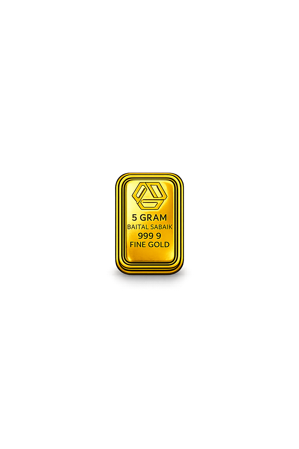 5 Gram Fine Gold Bar 999.9