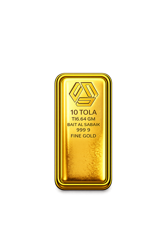 10 Tola Fine Gold Bar 999.9
