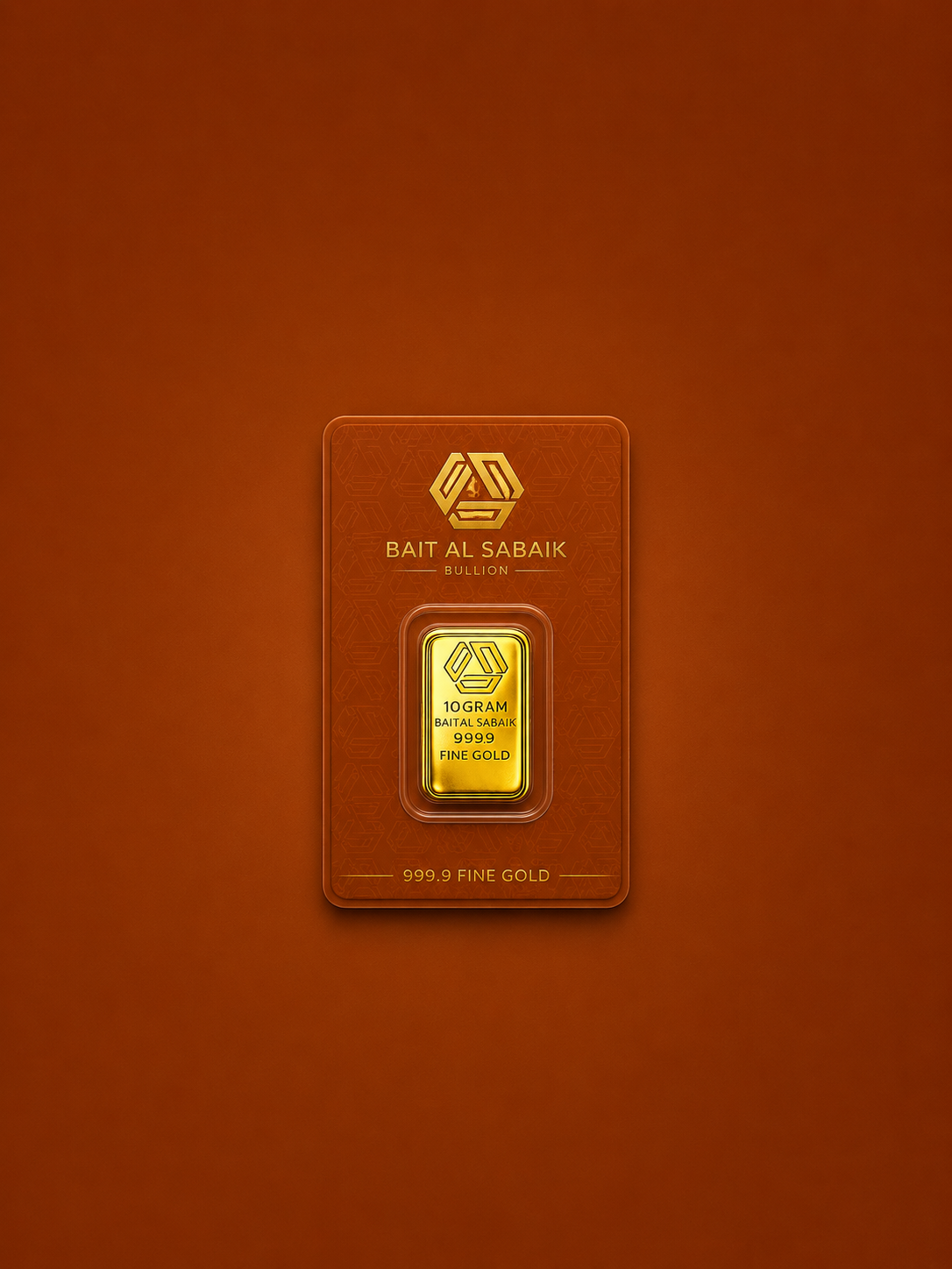 10 Gram Fine Gold Bar 999.9