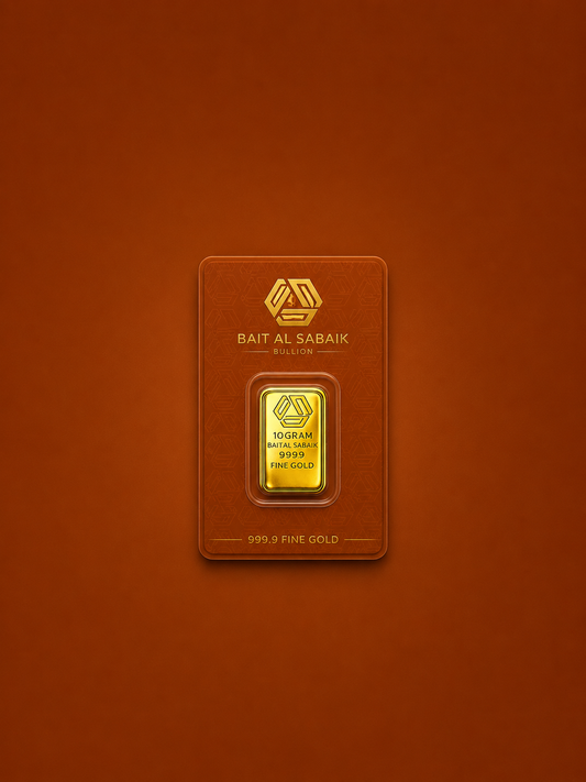 10 Gram Fine Gold Bar 999.9