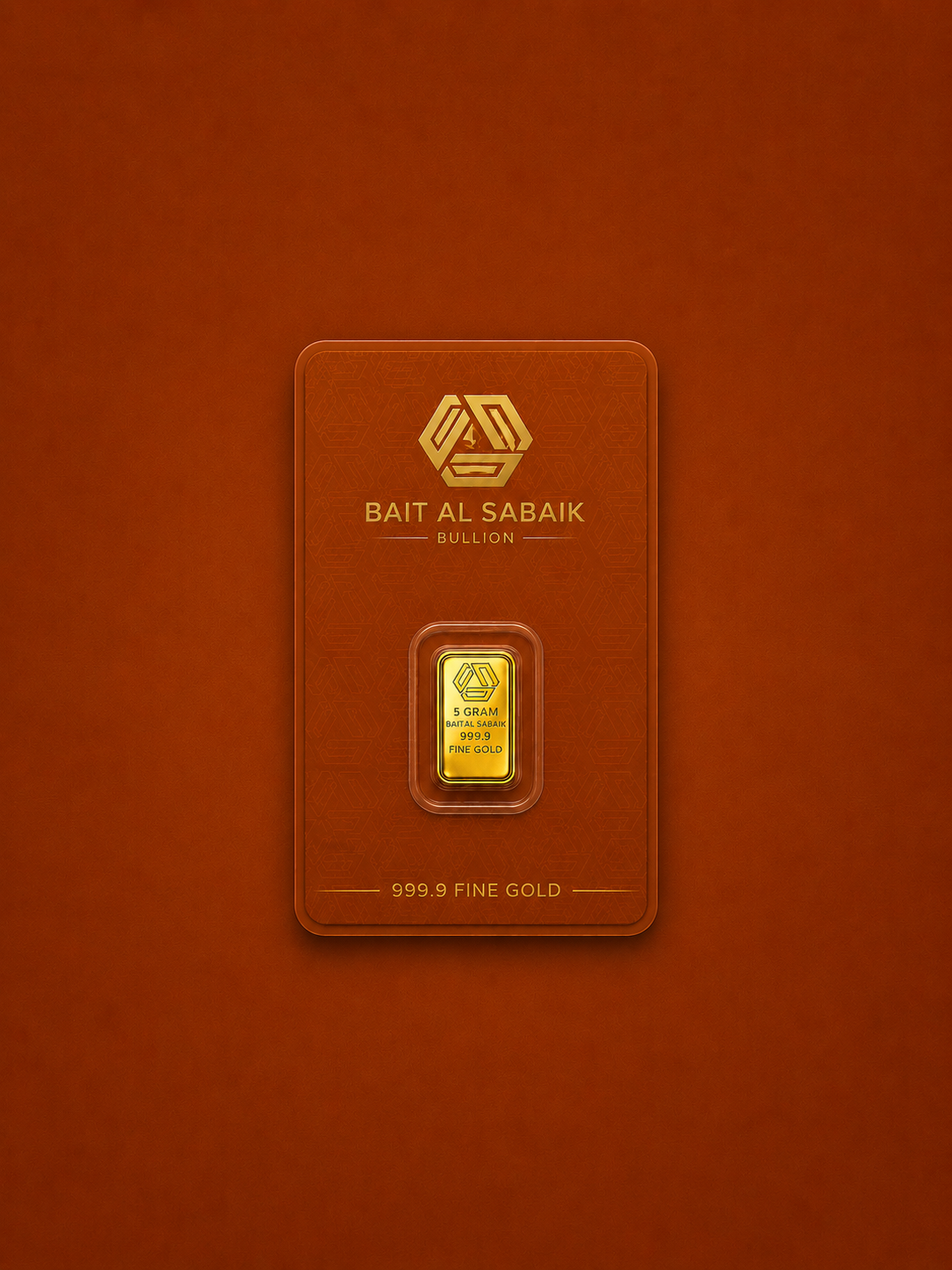 5 Gram Fine Gold Bar 999.9