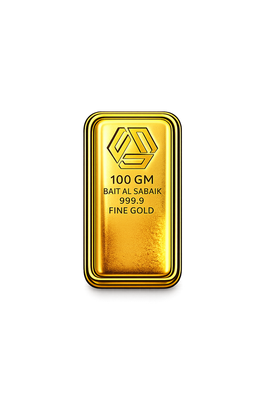 100 Gram Fine Gold Bar 999.9