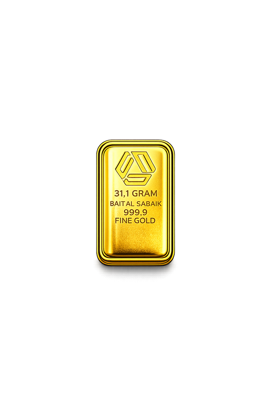 1 Ounce Fine Gold Bar 999.9